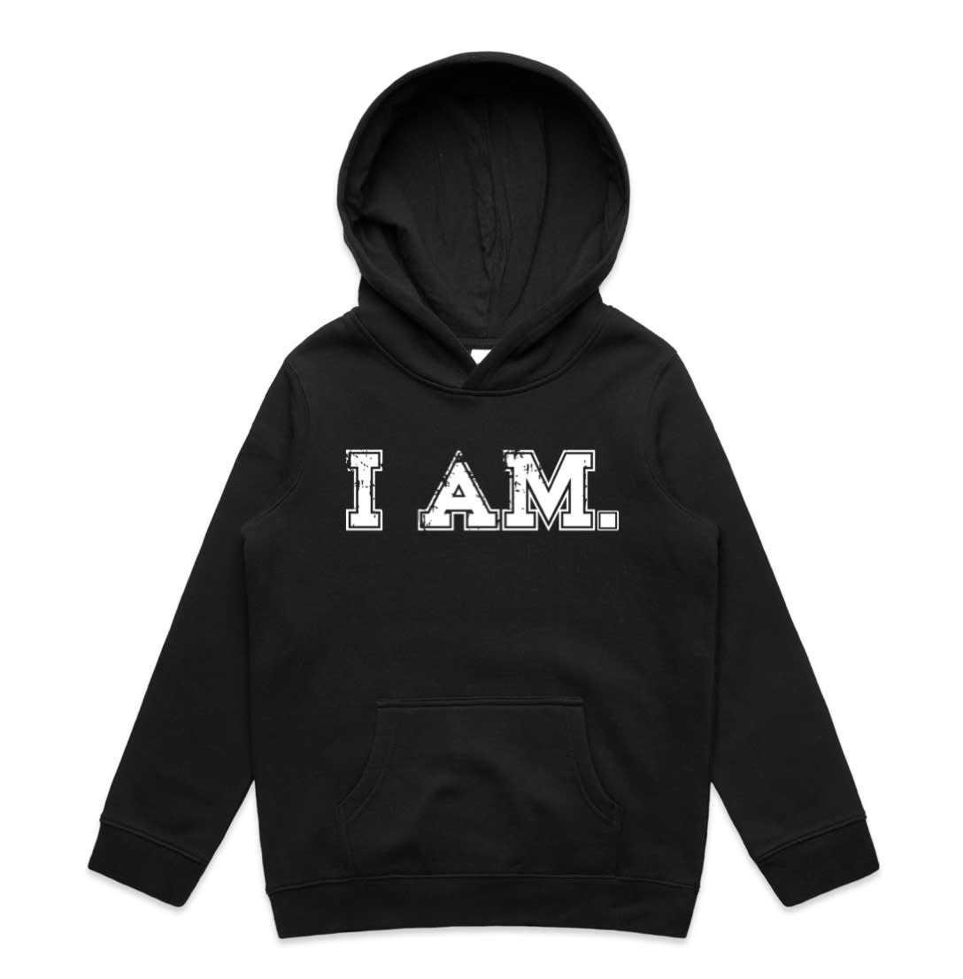 I AM. Kids hoodie