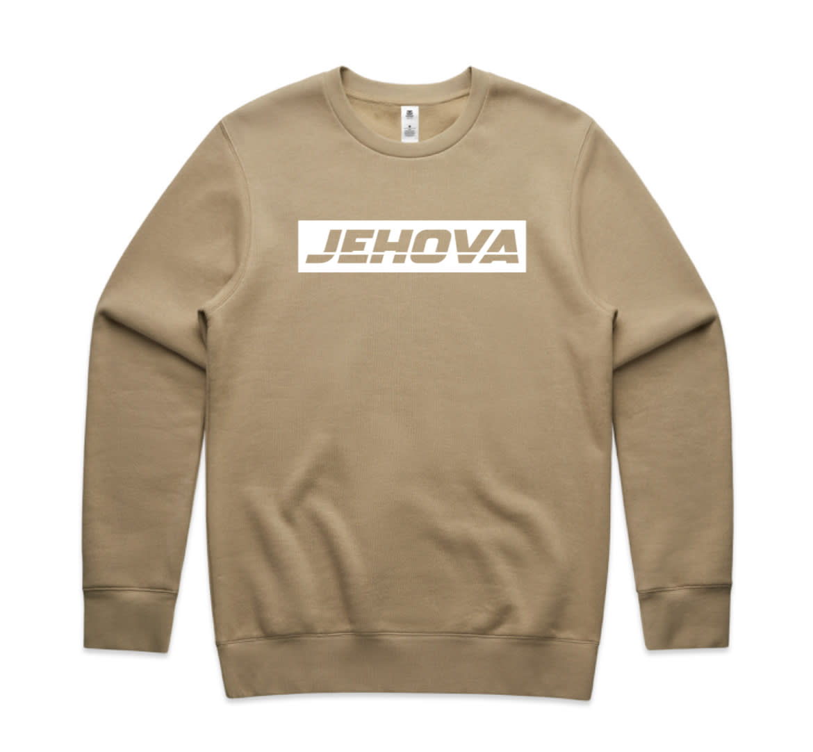 HE IS. CREWNECK