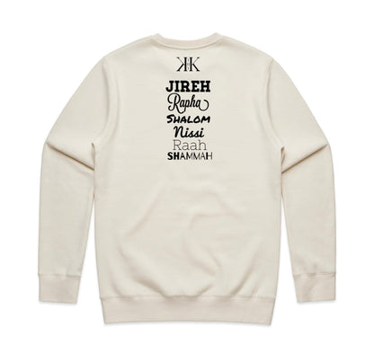 HE IS. CREWNECK