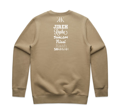 HE IS. CREWNECK