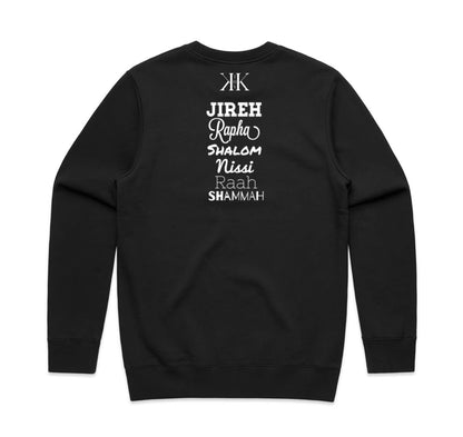 HE IS. CREWNECK